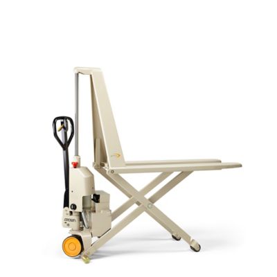 Crown Hand Pallet Jack with Powered Scissor Lift - Pallet Trucks