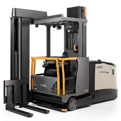 Crown Very Narrow-Aisle Turret Truck - Man Up Order Picker
